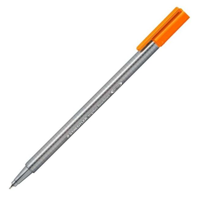 Caneta Fineliner Hidrográfica Triplus 0.3 Laranja 4 Staedtler