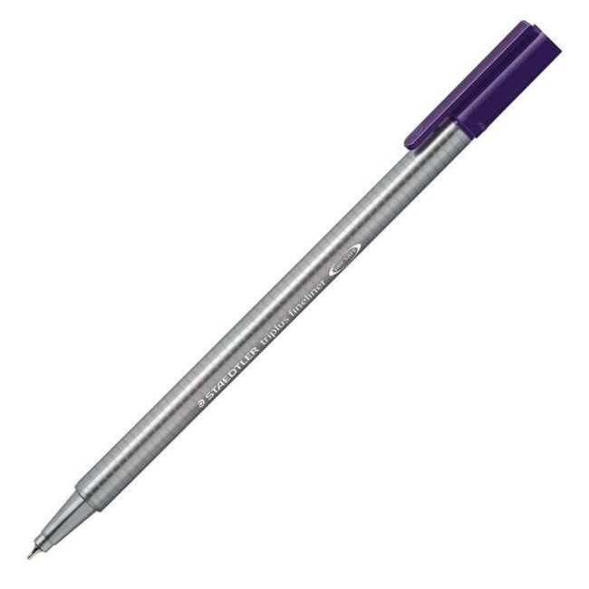 Caneta Fineliner Hidrográfica Triplus 0.3 Mauve Escuro 69 Staedtler