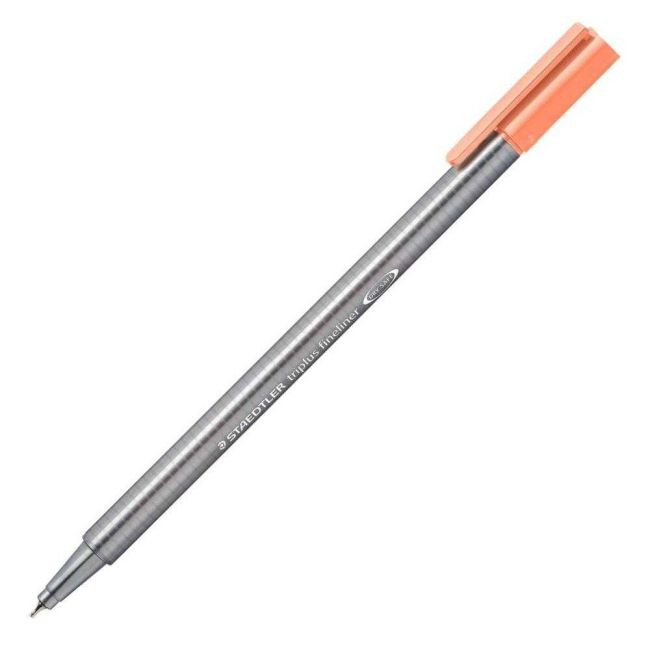 Caneta Fineliner Hidrográfica Triplus 0.3 Salmão 222 Staedtler
