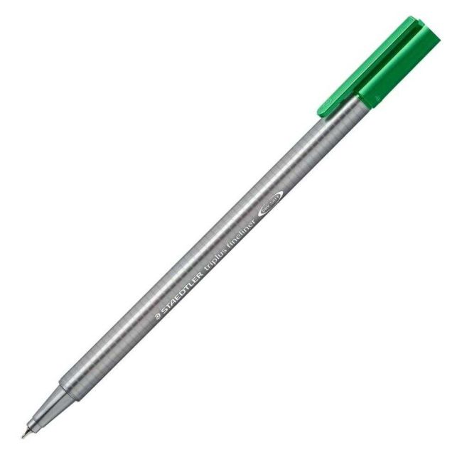 Caneta Fineliner Hidrográfica Triplus 0.3 Verde 5 Staedtler