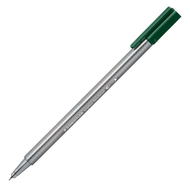 Caneta Fineliner Hidrográfica Triplus 0.3 Verde Terra 55 Staedtler