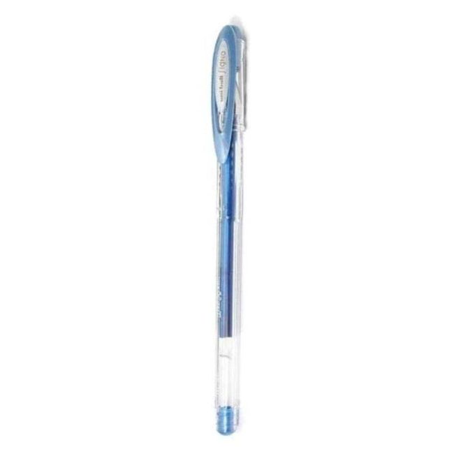 Caneta Gel Neo Signo Noble Metálica Azul 0,7mm UM-120NM/8D Uni-ball