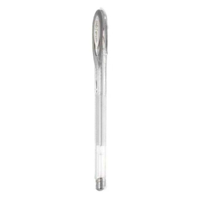 Caneta Gel Neo Signo Noble Metálica Prata 0,7mm UM-120NM/8D Uni-ball