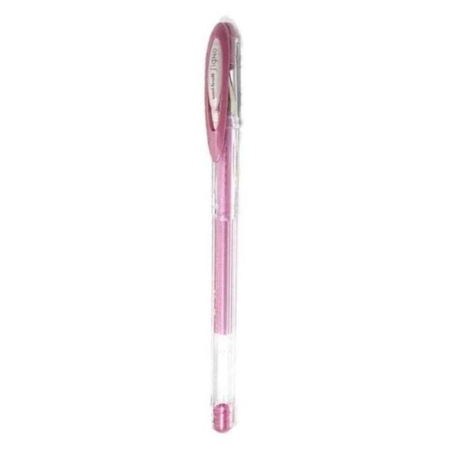 Caneta Gel Neo Signo Noble Metálica Rosa 0,7mm UM-120NM/8D Uni-ball