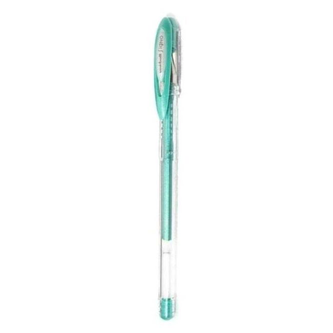 Caneta Gel Neo Signo Noble Metálica Verde 0,7mm UM-120NM/8D Uni-ball