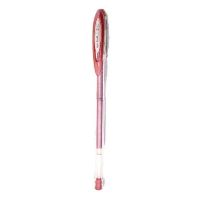 Caneta Gel Neo Signo Noble Metálica Vermelha 0,7mm UM-120NM/8D Uni-ball