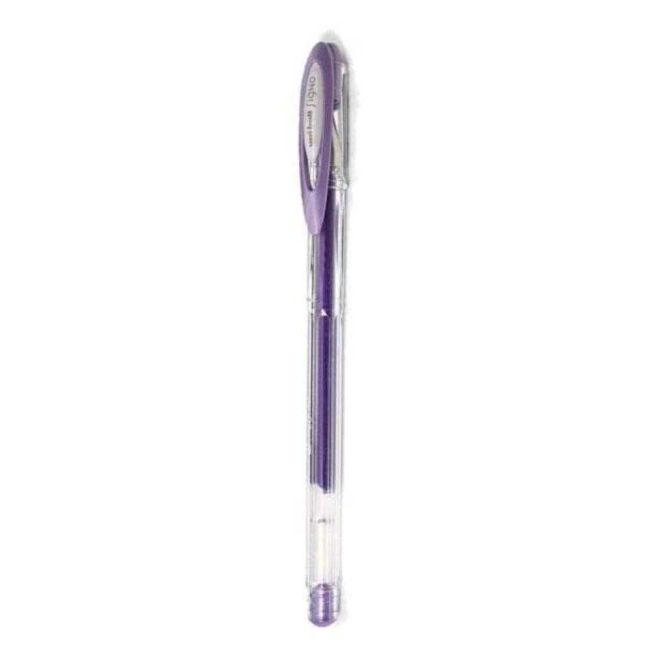 Caneta Gel Neo Signo Noble Metálica Violeta 0,7mm UM-120NM/8D Uni-ball