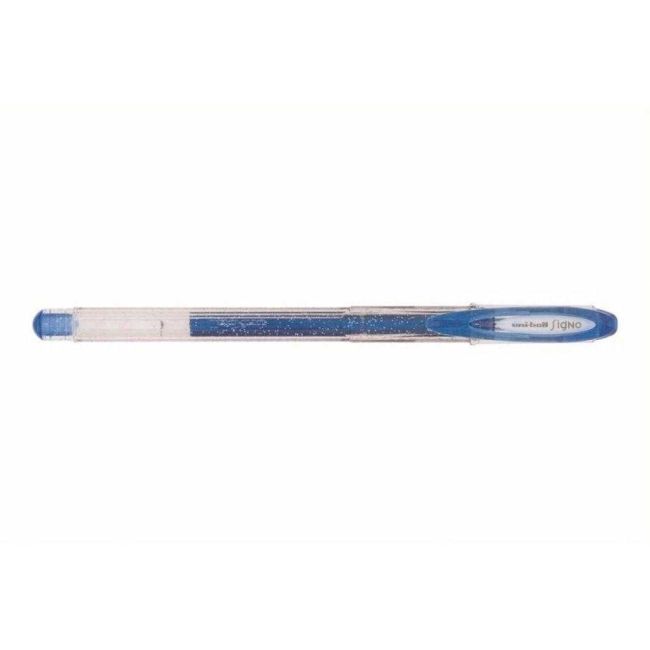 Caneta Gel Neo Signo Sparkling Azul Glitter 0,7mm UM-120SP/8D Uni-ball