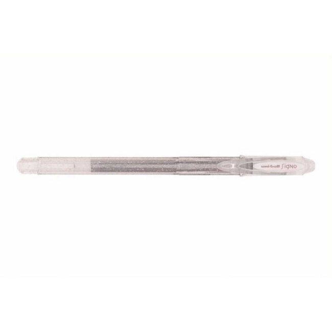 Caneta Gel Neo Signo Sparkling Prata Glitter 0,7mm UM-120SP/8D Uni-ball