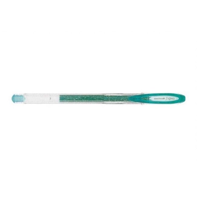Caneta Gel Neo Signo Sparkling Verde Glitter 0,7mm UM-120SP/8D Uni-ball
