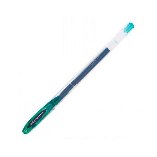 Caneta Gel Neo Signo Verde 0,7mm UM-120/8D Uni-ball