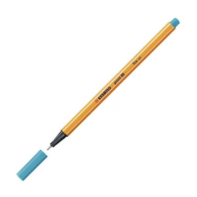 Caneta Hidrográfica Azul Céu 0,4mm Fineliner Point 88/31 Stabilo