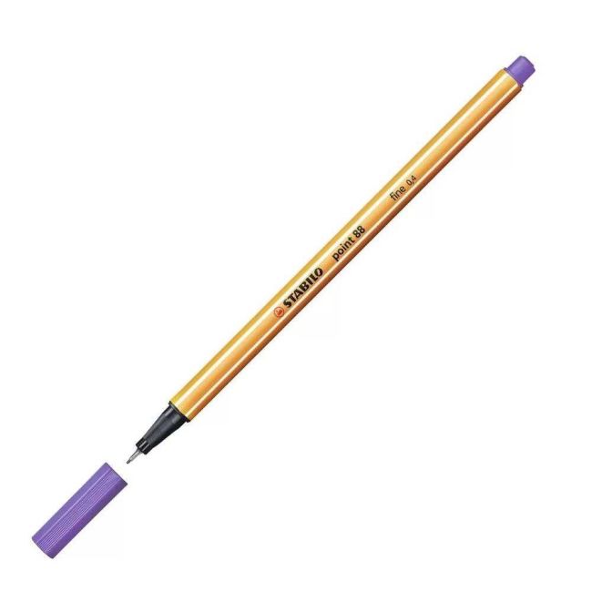 Caneta Hidrográfica Violeta 0,4mm Fineliner Point 88/55 Stabilo