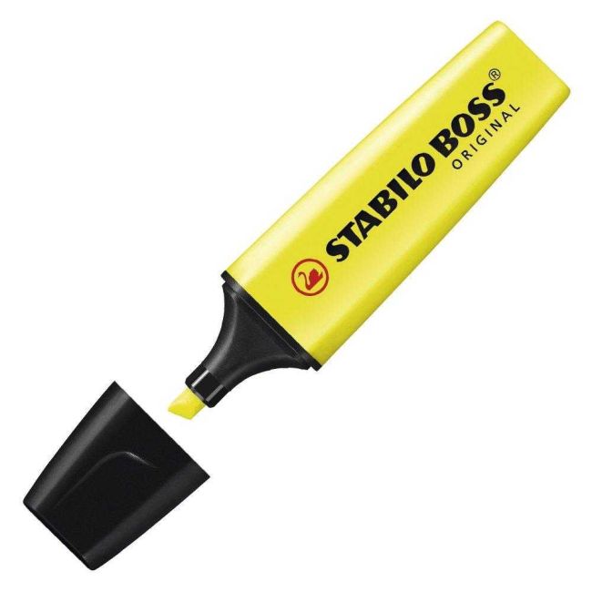 Caneta Marca Texto Amarelo Boss 70/24 Stabilo