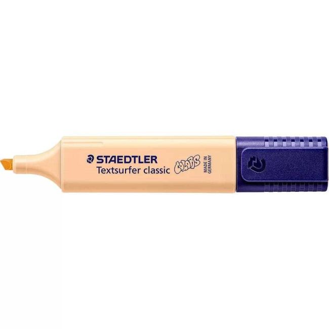 Caneta Marca Texto Marcador Pêssego Pastel Staedtler