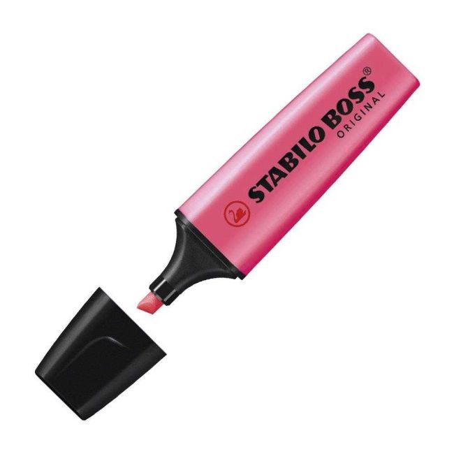 Caneta Marca Texto Rosa Boss 70/56 Stabilo