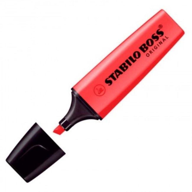 Caneta Marca Texto Vermelho Boss 70/40 Stabilo