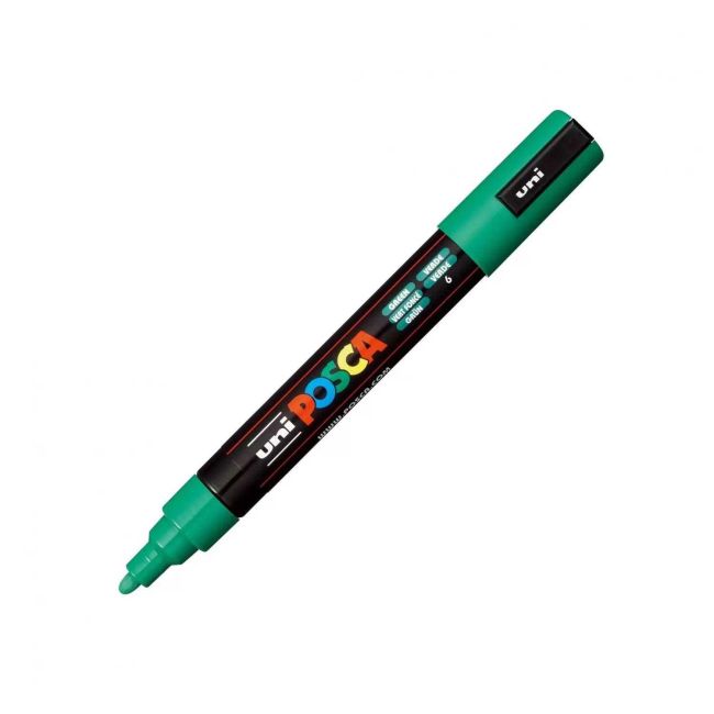 Caneta Posca Pc-5M Ponta Redonda 2,5mm Verde 06 Uni-ball