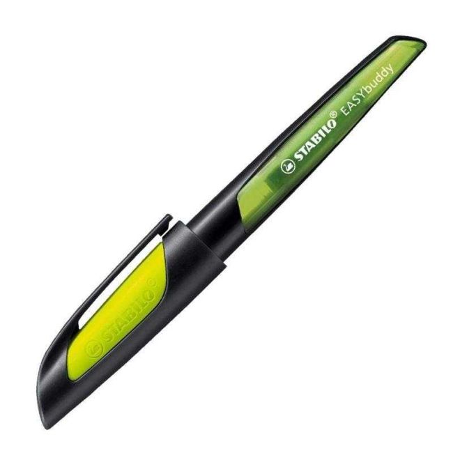 Caneta Tinteiro Easybuddy Amarela Tinta Azul Stabilo