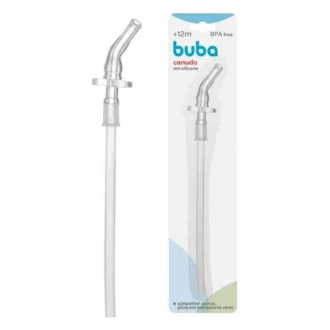 Canudo em Silicone para Garrafa de Bebê Buba