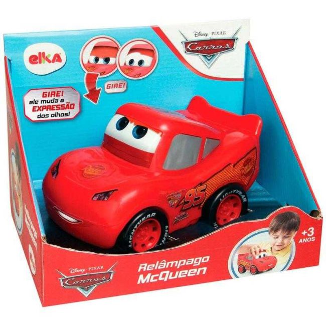 Carrinho Roda Livre Relâmpago McQueen Disney Elka