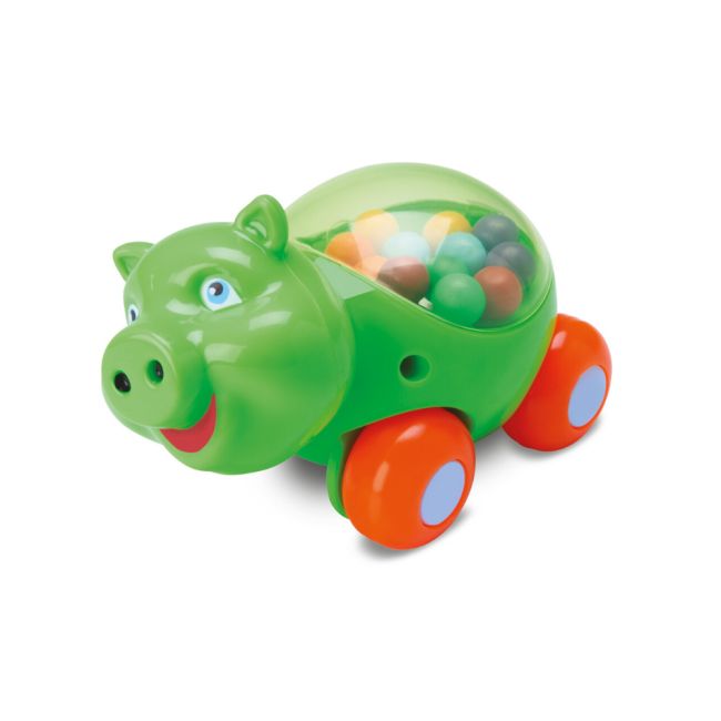 Chocalho Infantil Diver For Baby Porquinho Verde Divertoys