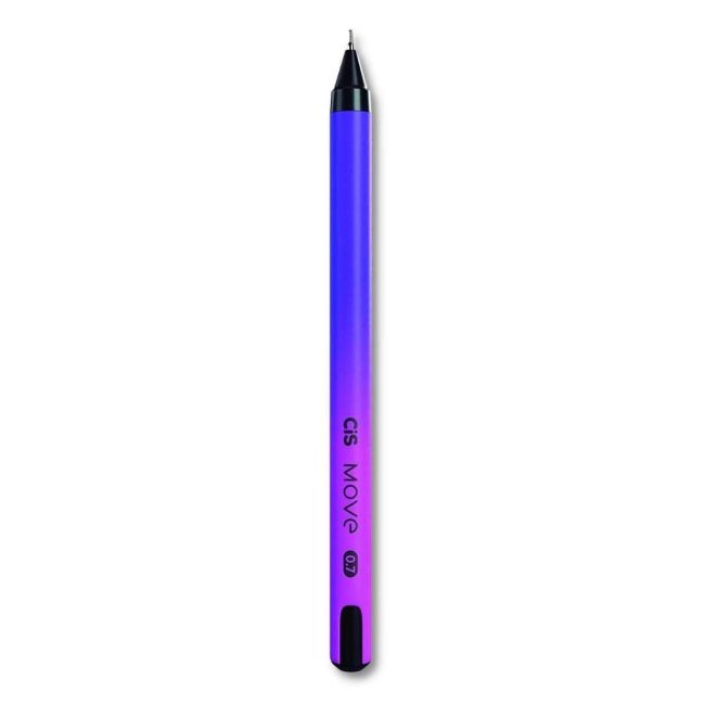 Cis Move Caneta Esferográfica Ponta Agulha 0.7mm Azul Cis
