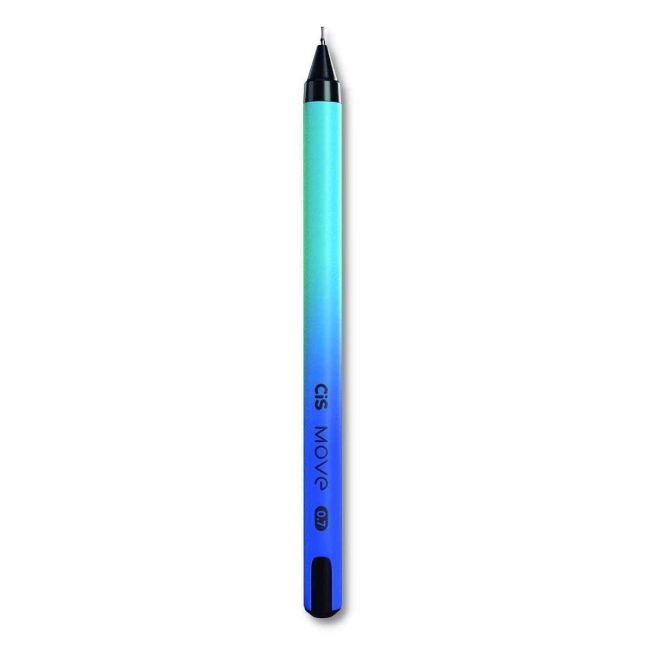 Cis Move Caneta Esferográfica Ponta Agulha 0.7mm Azul Claro Cis