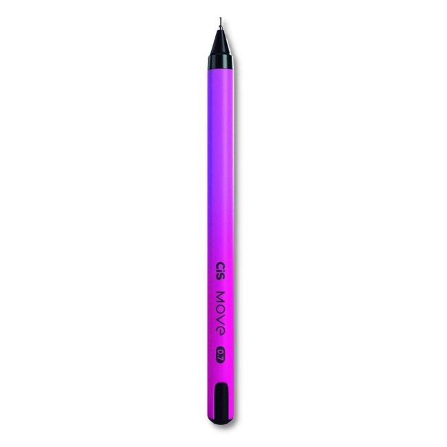 Cis Move Caneta Esferográfica Ponta Agulha 0.7mm Roxa Cis