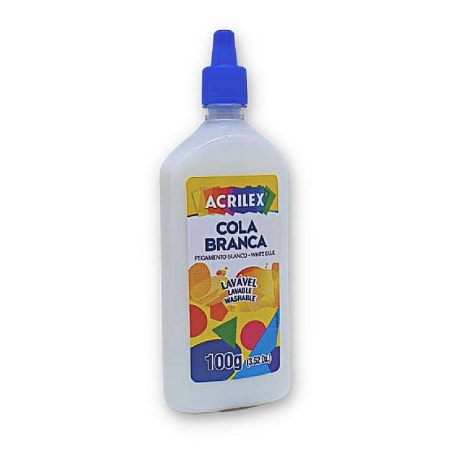 Cola Branca Escolar Lavável 100g Acrilex