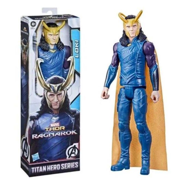 Figura de Ação Loki Thor Ragnarok Marvel Titan Hero Hasbro