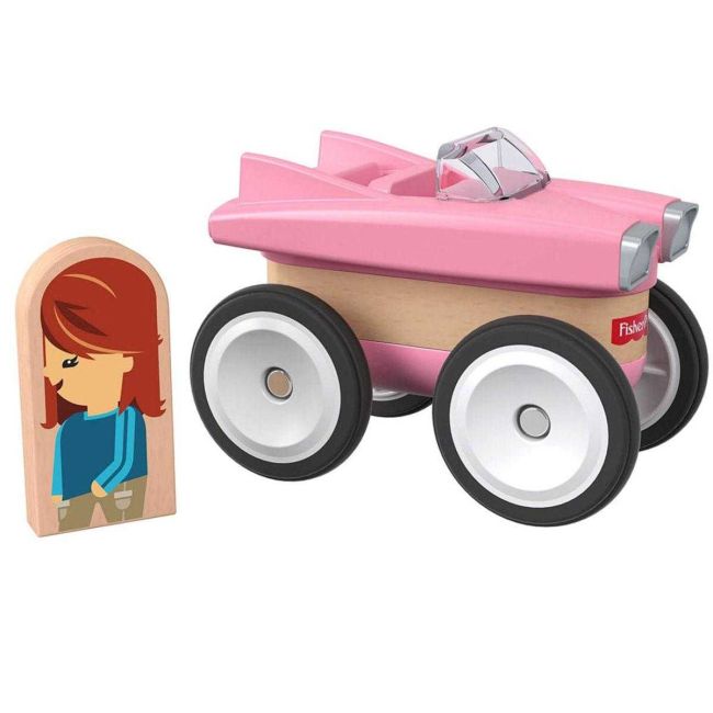 Fisher-Price Veículo Wonder Makers Carro Rosa Mattel