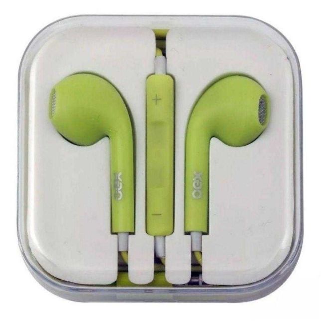 Fone de Ouvido Candy com Microfone Ideal para Smartphones Verde Oex