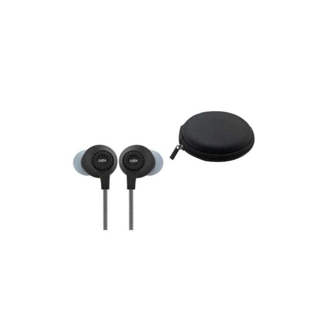 Fone de Ouvido com Microfone e Case Oex