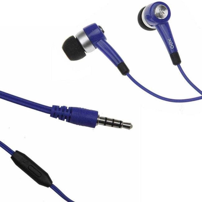 Fone de Ouvido Spark com Microfone Ideal para Smartphones Azul Oex