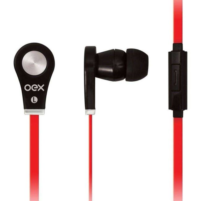 Fone de Ouvido Tune com Microfone Ideal para Smartphones Preto Oex
