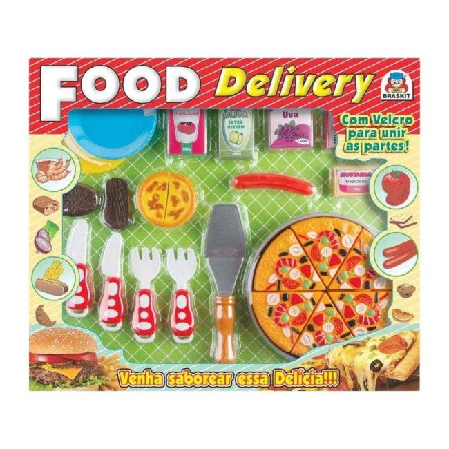 Food Delivery Pizza Infantil Braskit