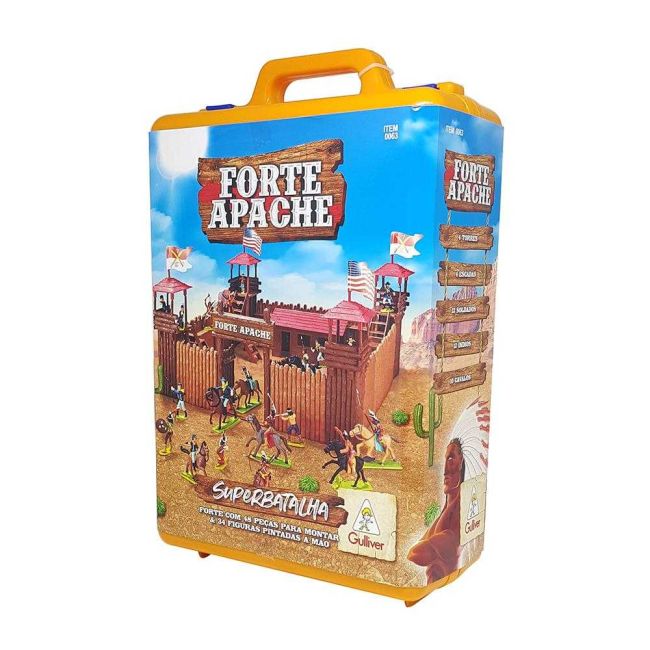 Forte Apache Super Batalha Maleta Brinquedo Gulliver