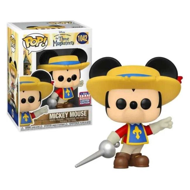 Funko Pop The Tree Musketteers Boneco Mickey Mouse 1042