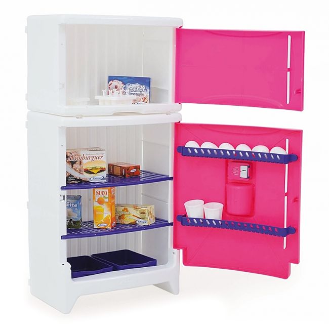 Geladeira Infantil Duplex Casinha Flor Com Som Xalingo