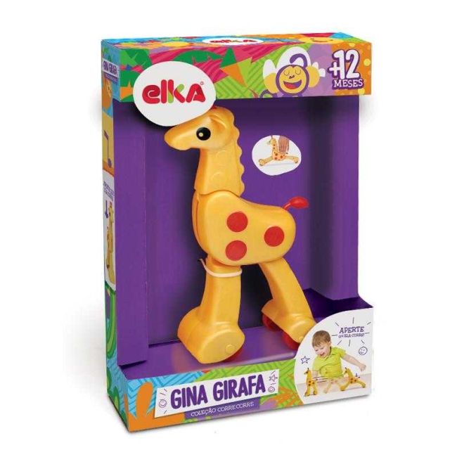 Gina Girafa Brinquedo Educativo Infantil Elka