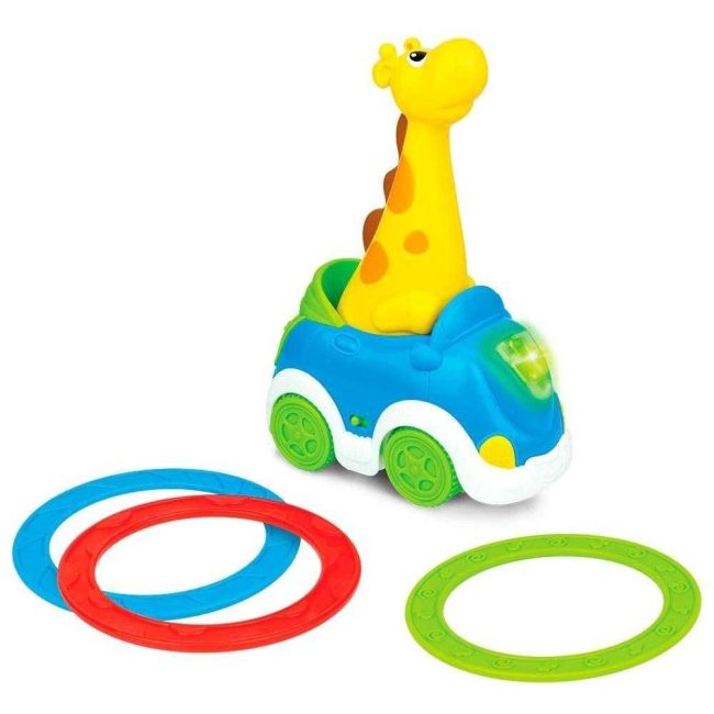 Girafa Argola Carrinho Bate e Volta Winfun