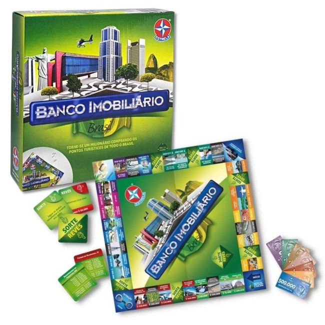 Jogo Banco Imobiliário Brasil Estrela