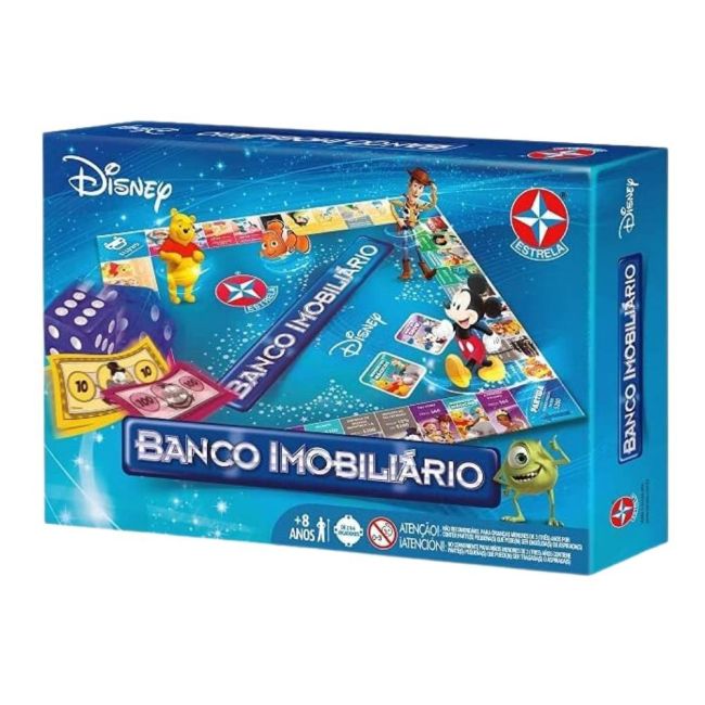 Jogo Banco Imobiliário Disney Estrela