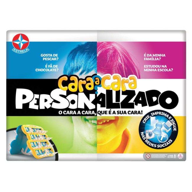 Jogo Cara a Cara Personalizado Estrela