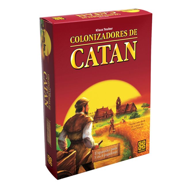 Jogo Catan Expansão 5 ou 6 Jogadores Grow