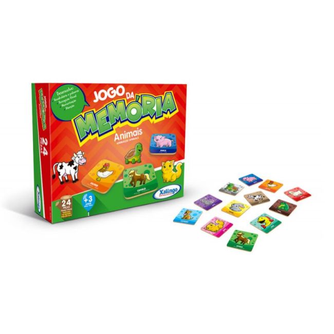 Jogo Da Memória Animais Xalingo