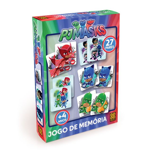 Jogo da Memória PJ Masks Grow