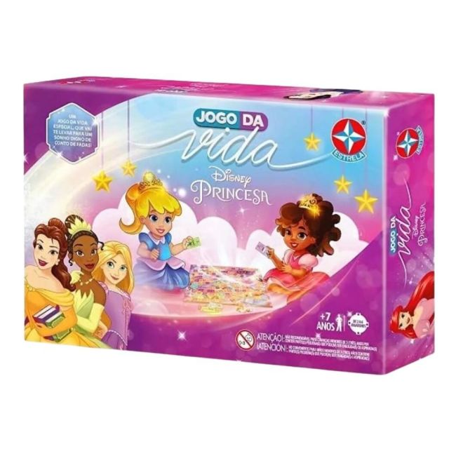 Jogo da Vida Princesas Disney Estrela
