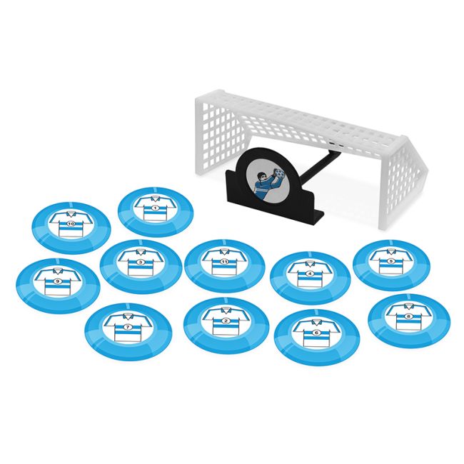 Jogo de Botão 1 Time Completo Azul e Branco Junges